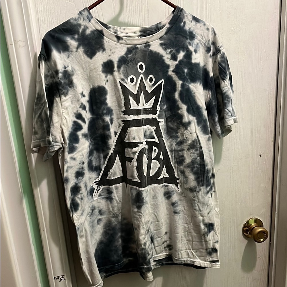 Anvil Black and White Tie-Dye Short Sleeve Tee
